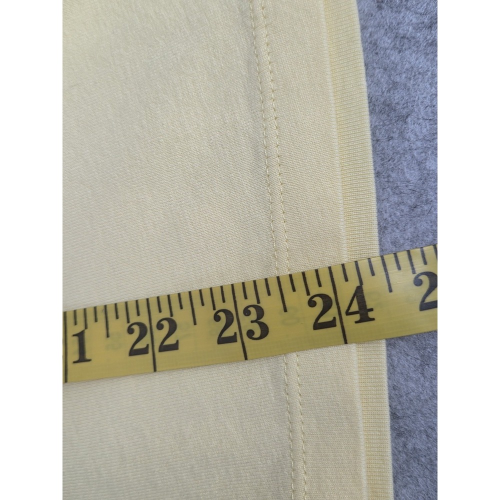 L L BEAN Knit TOP Long Sleeve Pale Yellow Supima Cotton Size 3X Stretch Comfort - Picture 5 of 6
